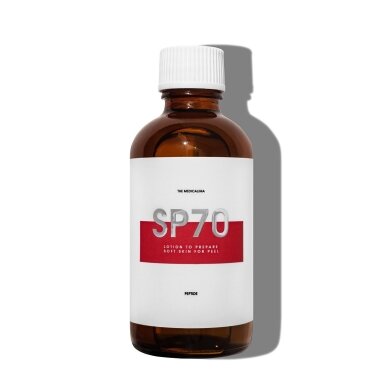 SP 70 Peptide Losjonas, paruošiantis odą šveitimui